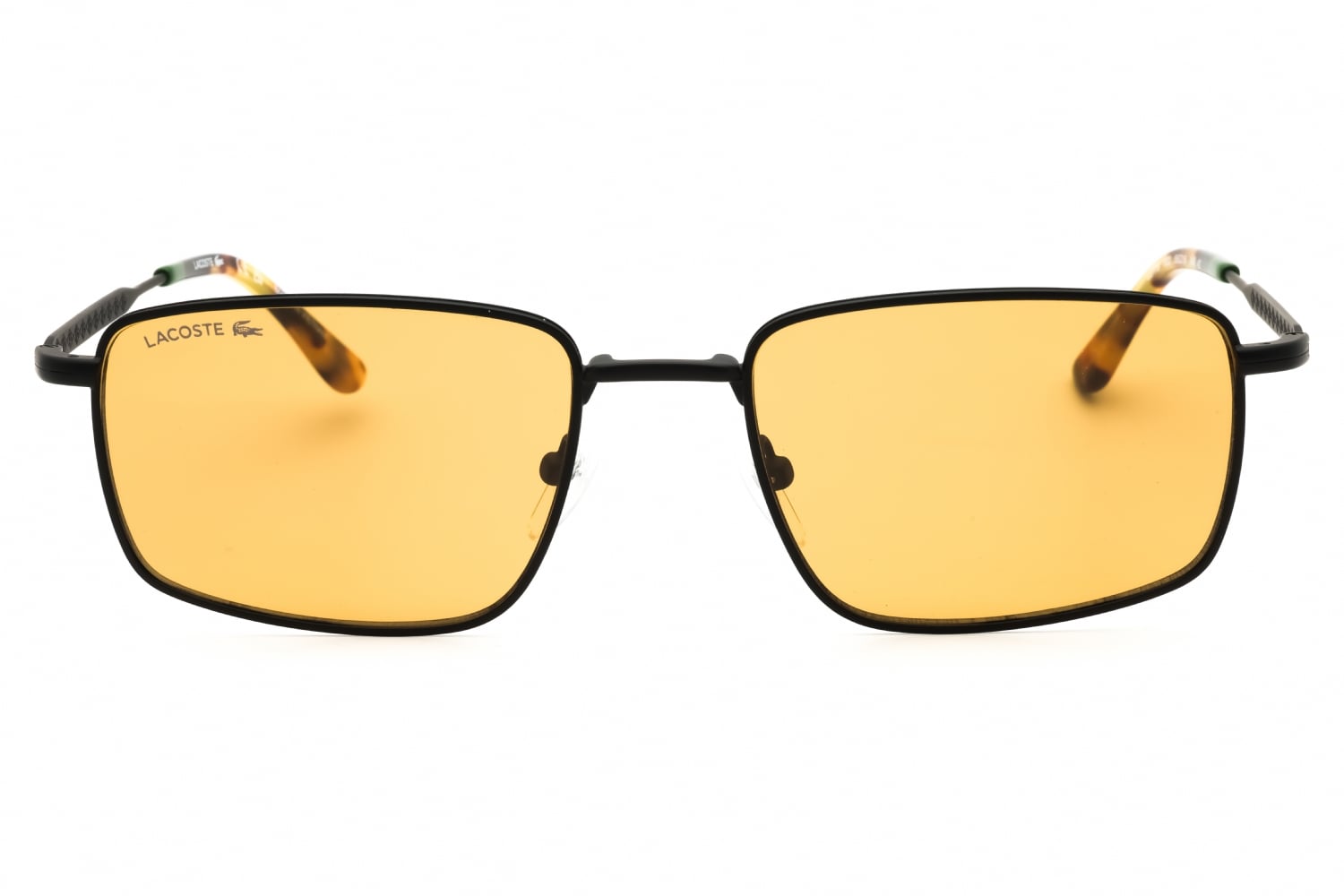 Lacoste L277S - Matte Black, Metal, Rectangle frame
