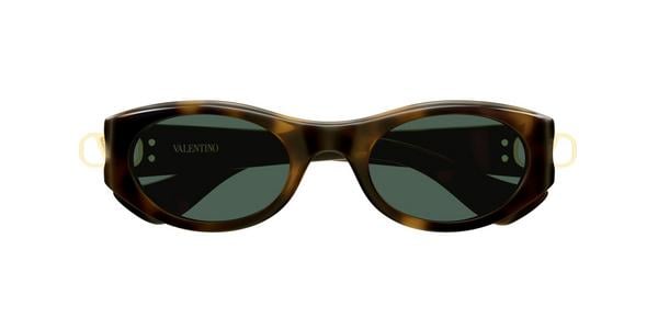 Valentino VG0015SA - Havana, Plastic, Round frame