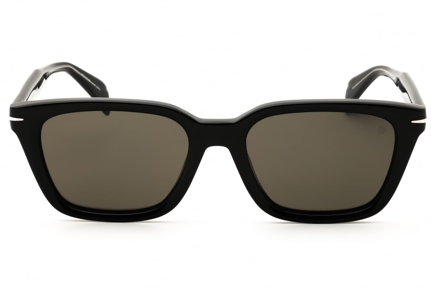 David Beckham DB 7135/F/S - Black, Plastic, Rectangle frame