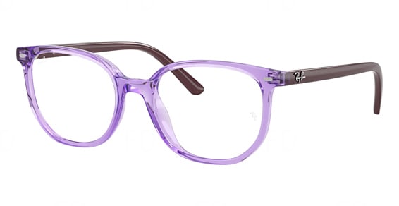 Ray-Ban RY9097V JUNIOR ELLIOT - Transparent Violet, Acetate, Round frame