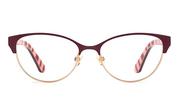 Kate Spade Emelyn - Burgundy, Metal, Cat Eye frame
