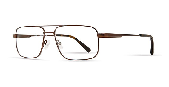 Elasta E 7236 - Dark Brown, Stainless Steel, Rectangle frame