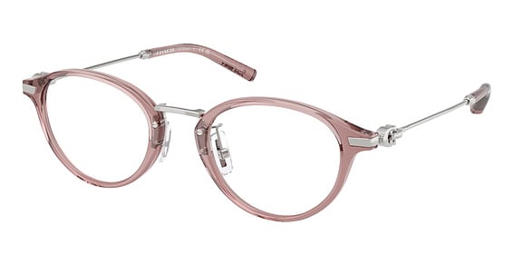 COACH HC6268D - Transparent Purple, Acetate, Oval frame