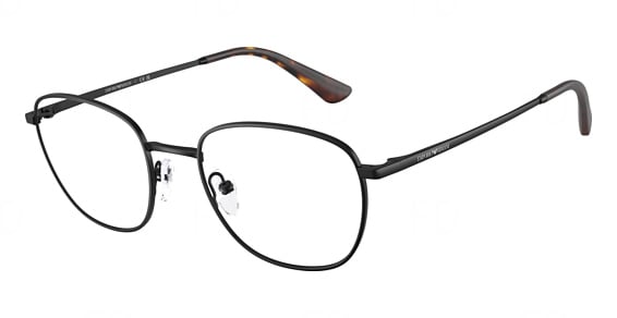 Emporio Armani EA1191 - Matte Black, Metal, Mixed Shapes frame