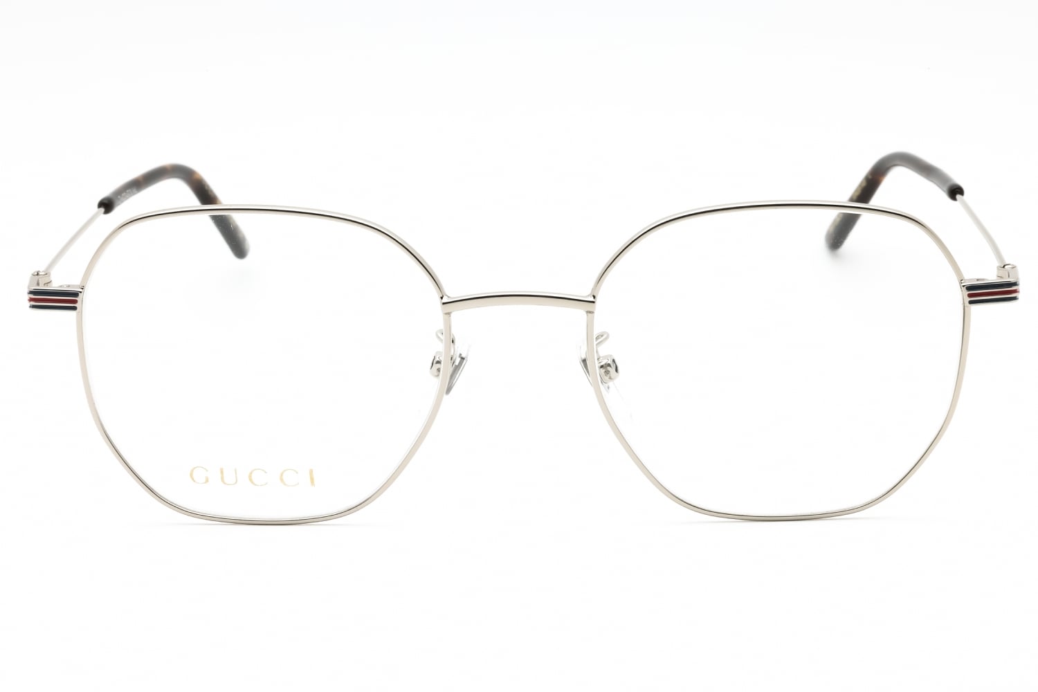Gucci GG1125OA - Shiny Silver, Metal, Round frame