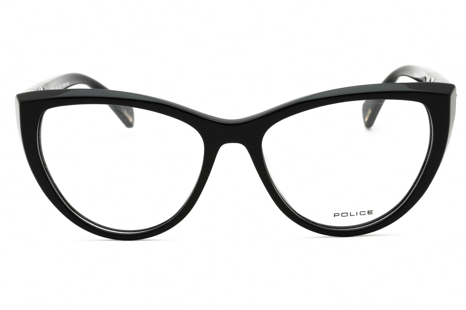 Police VPLL31M - Shiny Black, Acetate, Cat Eye frame