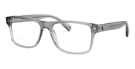 Polo PH2223 - Transparent Grey, Plastic, Oval frame
