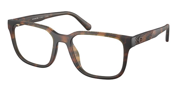 COACH HC6264U - Matte Dark Tortoise, Acetate, Rectangle frame
