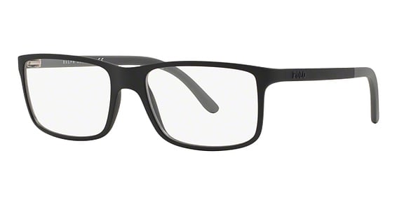 Polo PH2126 - Matte Black, Acetate, Rectangle frame