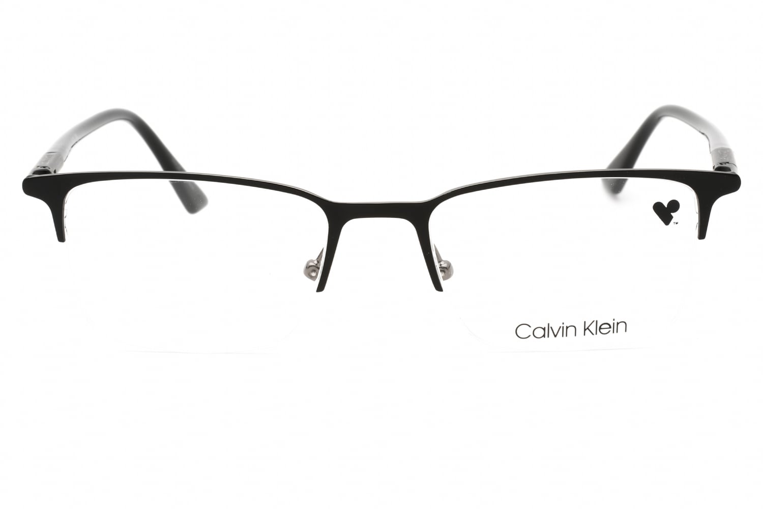 Calvin Klein CK22118 - Matte Black, Metal, Rectangle frame