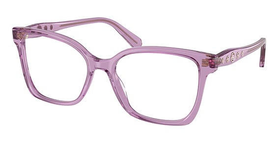 Swarovski SK2061 - Transparent Amethyst, Plastic, Oval frame