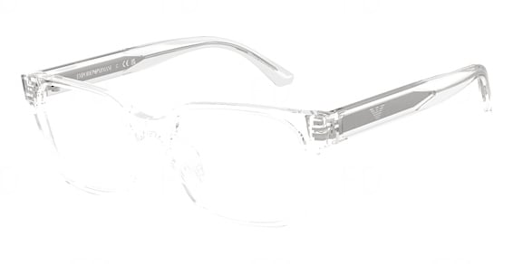 EMPORIO ARMANI KIDS EK3013U - Shiny Crystal, Plastic, Rectangle frame