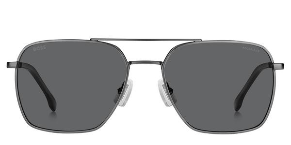 Hugo Boss Boss 1414/S - Matte Dark Ruthenium, Metal, Aviator frame