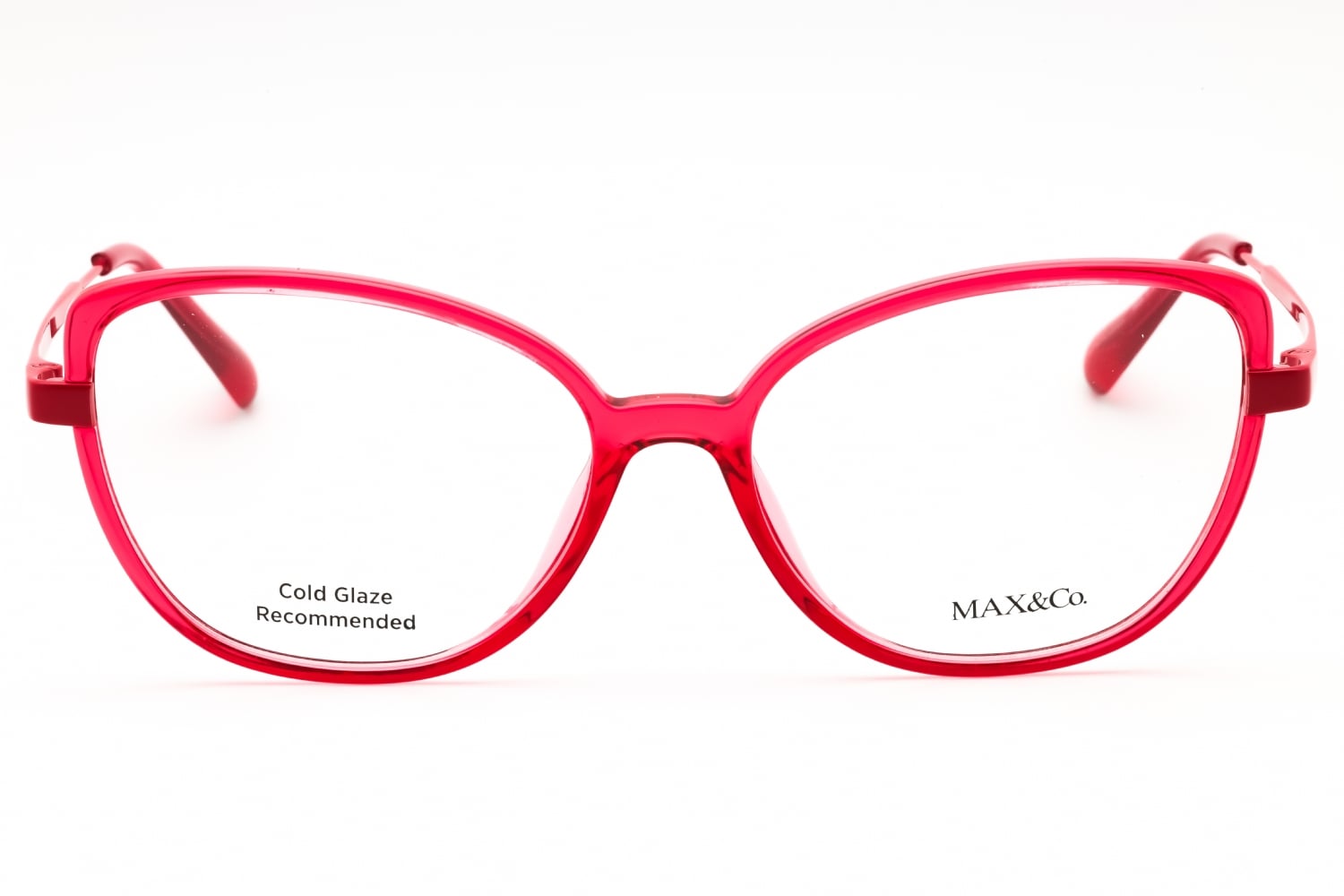 Max & Co MO5079 - Shiny RED, Acetate, Cat Eye frame