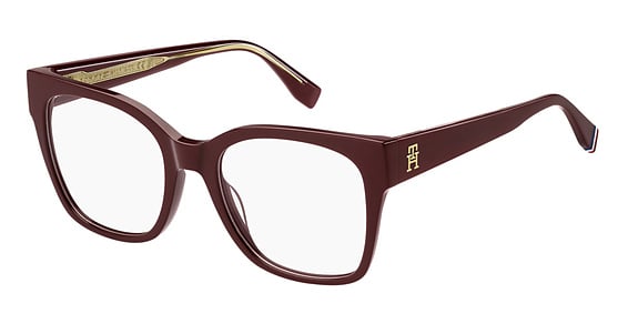 Tommy Hilfiger TH 2157 - Burgundy, Acetate, Rectangle frame