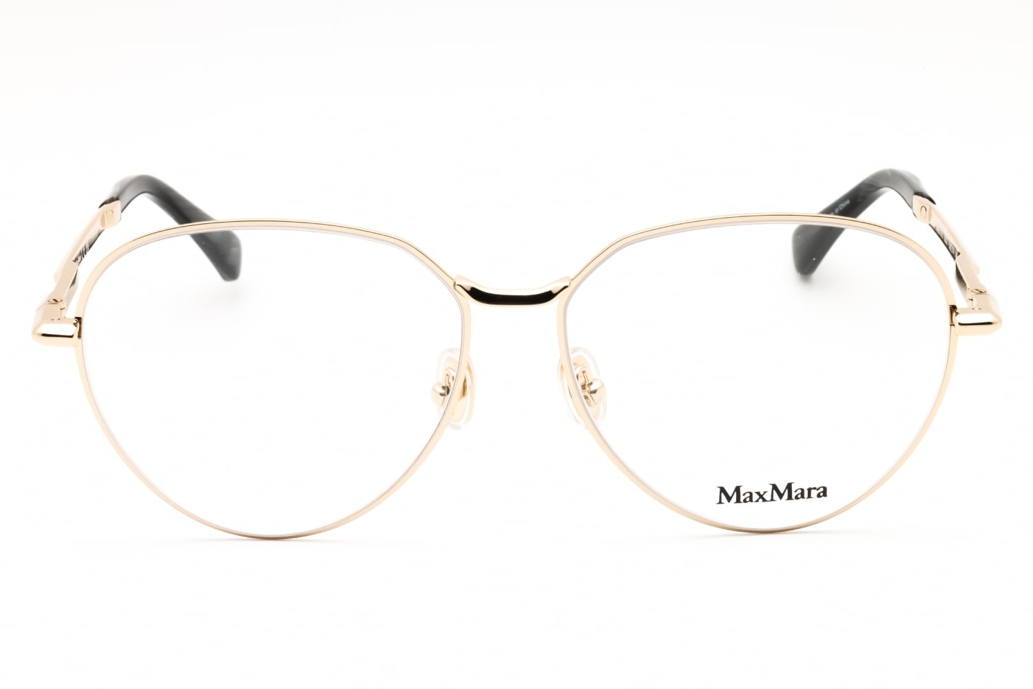 Max Mara MM5178 - Pale Gold, Metal, Aviator frame