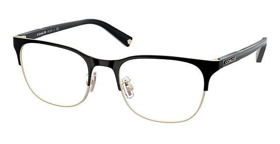 COACH HC5131 - Black, Metal, Oval frame