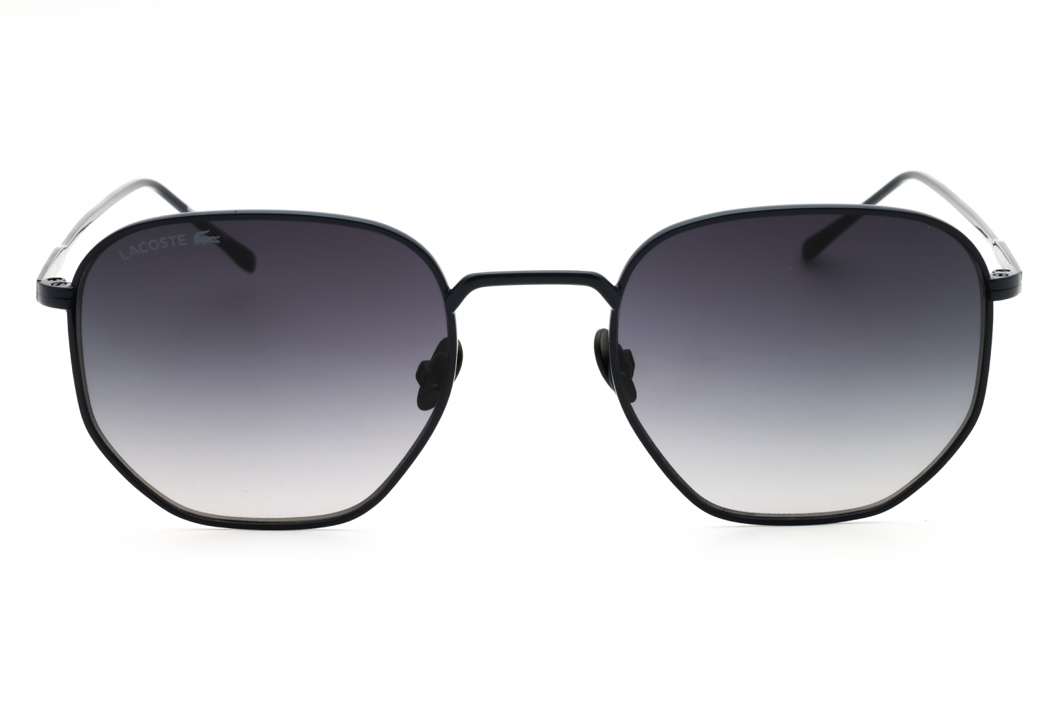 Lacoste L198SN - Matte Blue, Metal, Round frame