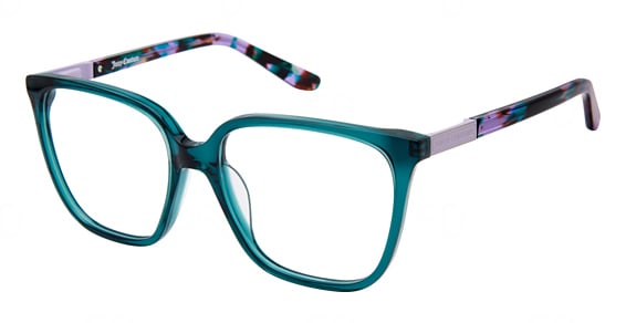 Juicy Couture JU 323 - Crystal Green, Acetate, Rectangle frame