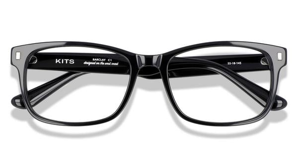 KITS Barclay - Black, Acetate, D Frame frame