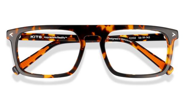 KITS Camden Sport - Dark Havana, Acetate, Flat-Top frame