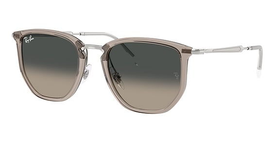 Ray-Ban RB4451 - Transparent Grey, Acetate, Geometric frame