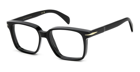 David Beckham DB 7152/US - Black, Acetate, Rectangle frame