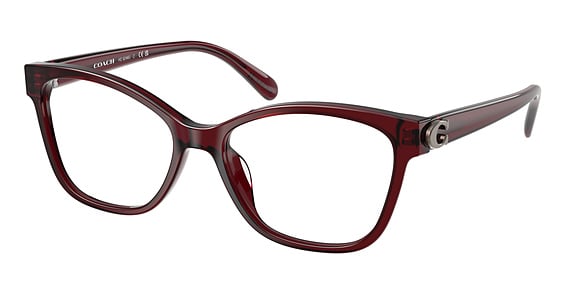 COACH HC6246U - Milky Burgundy, Plastic, Oval frame