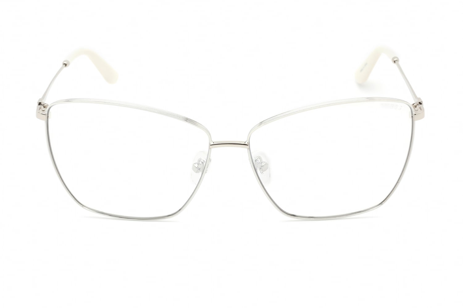 Guess GU7745 - Shiny Dark Nickeltin, Metal, Cat Eye frame