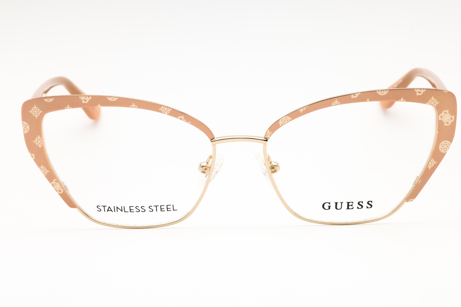 Guess GU50122 - Beige/other, Metal, Cat Eye frame