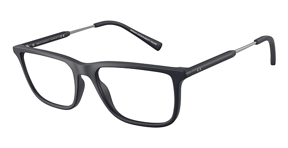 Armani Exchange AX3126 - Matte Blue, Acetate, Rectangle frame