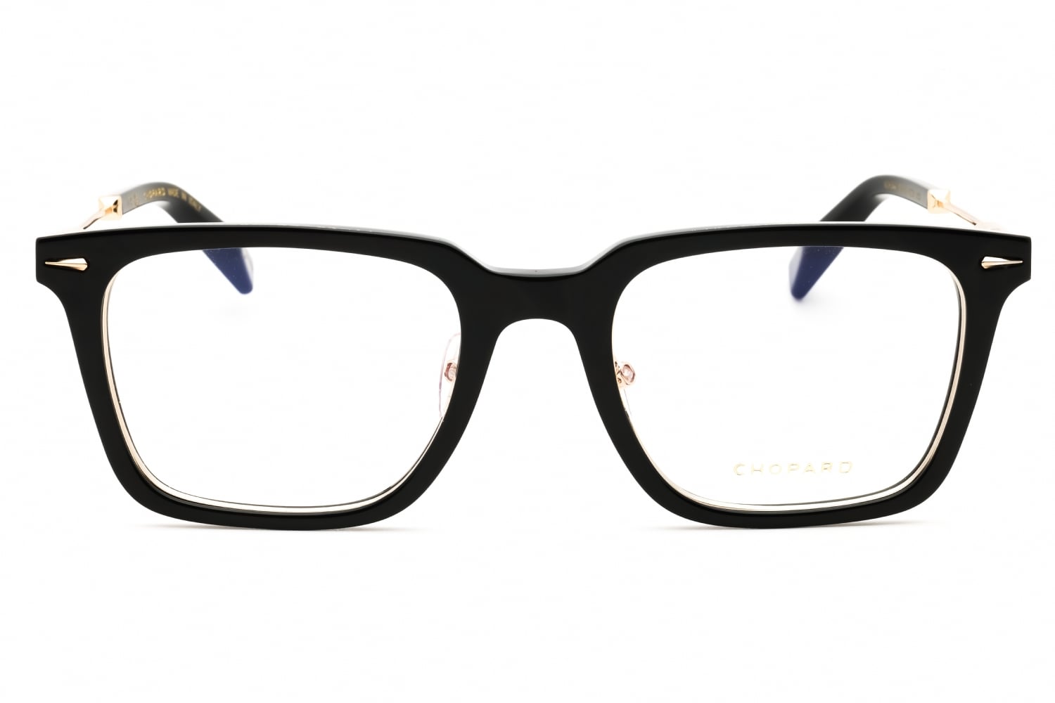 Chopard VCH346 - Black+crystal, Acetate, Rectangle frame