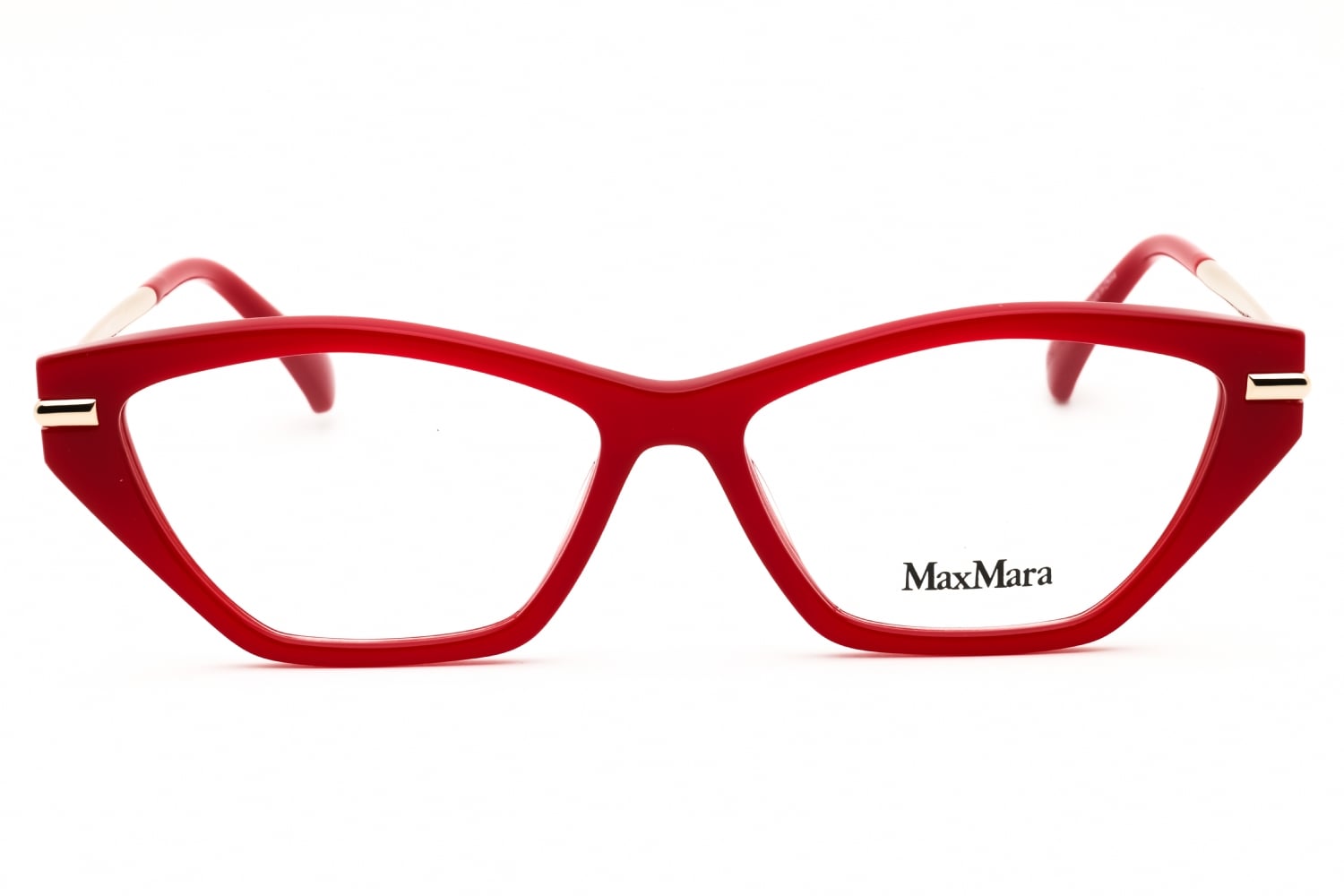 Max Mara MM5176 - Shiny RED, Acetate, Cat Eye frame