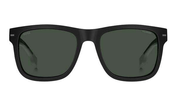 Hugo Boss Boss 1496/S - Matte Black Grey, Eco-Friendly, Rectangle frame