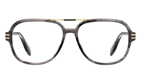 Marc Jacobs MARC 638 - Horn Grey, Acetate, Aviator frame