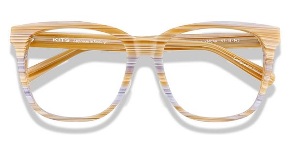 KITS Friday Lift-off™ SE - Blue Stripe, Acetate, D Frame frame