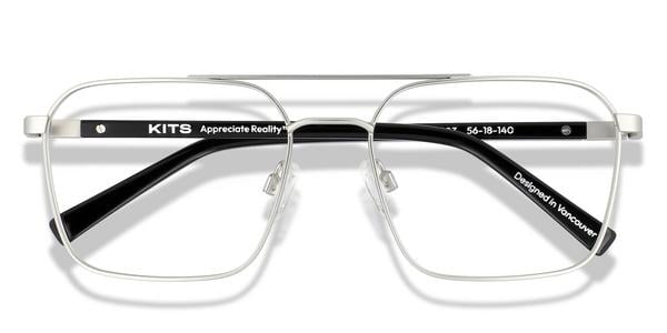 KITS Payton - Silver / Black, Metal, Aviator frame