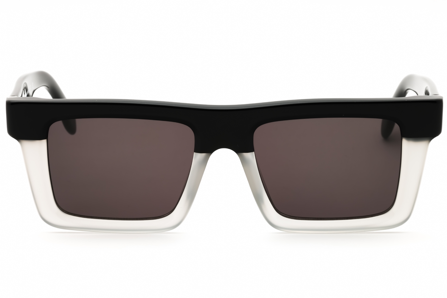 Palm Angels NAPA - Black Grey, Acetate, Rectangle frame