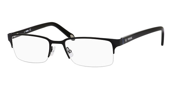 Fossil FOS 6024 - Mtblk Bk M, Stainless Steel, Rectangle frame