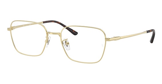 Ray-Ban RX8784D - Pale Gold, Titanium, Oval frame