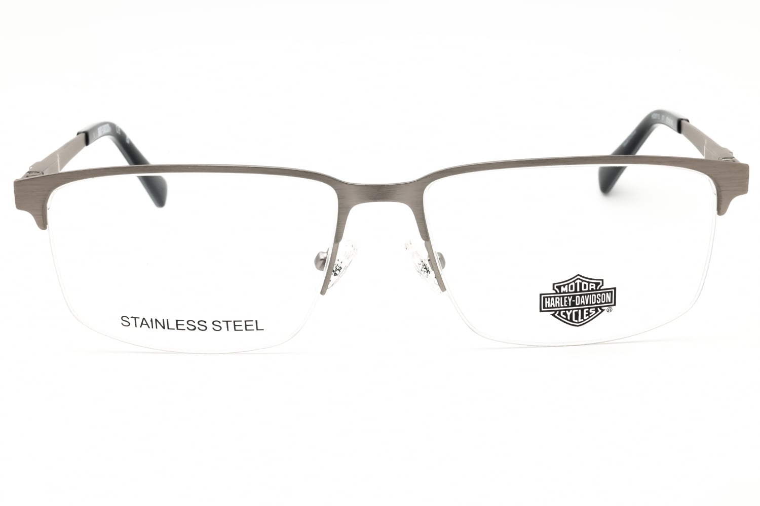 Harley Davidson HD50113 - Matte Light Nickeltin, Metal, Rectangle frame