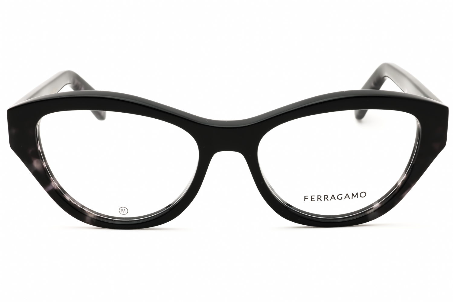 Salvatore Ferragamo SF3011 Eyeglasses Black Acetate Cat-Eye Opticontacts.com -- Salvatore Ferragamo SF3011 main image 3