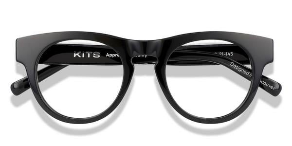 KITS Elway Alpha - Black, Acetate, Round frame