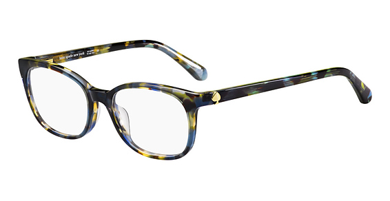 Kate Spade Luella/US - Blue, Acetate, Rectangle frame