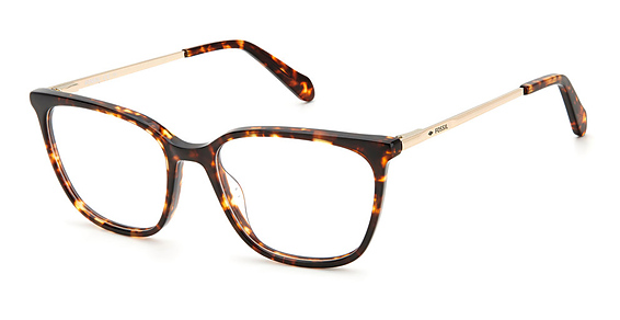 Fossil FOS 7124/US - Havana, Acetate, Rectangle frame