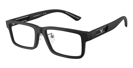 Emporio Armani EA3278F - Matte Black, Plastic, Mixed Shapes frame