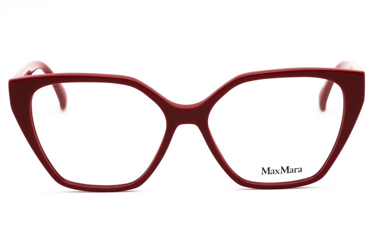 Max Mara MM5085 - Shiny RED, Acetate, Cat Eye frame