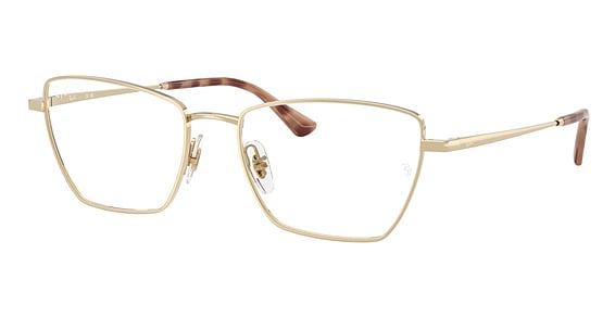 Ray-Ban RX6552 - Pale Gold, Metal, Cat Eye frame