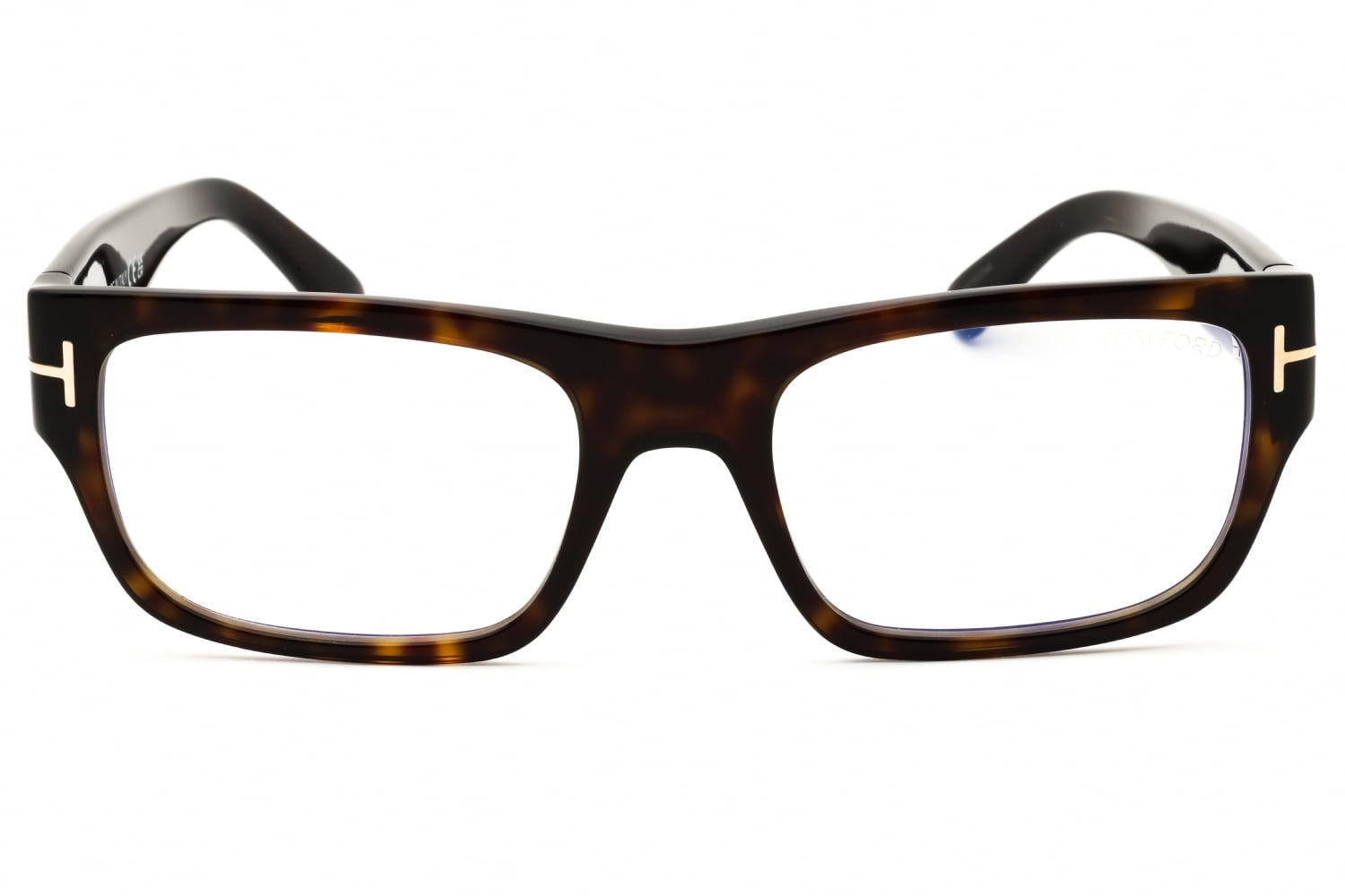 Tom Ford FT6034-B - Dark Havana/clear, Acetate, Rectangle frame