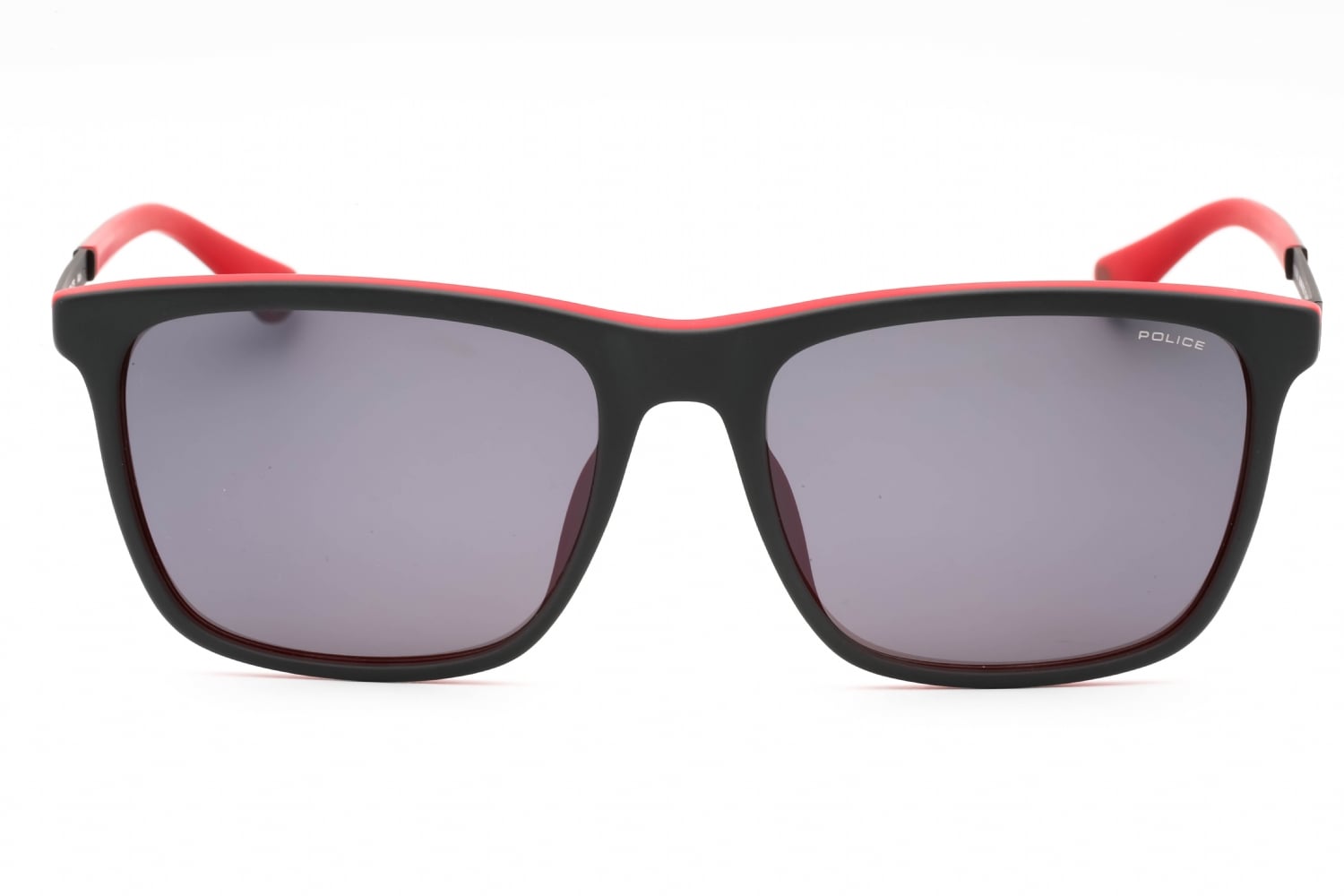 Police SPLA56 - RED Grey, Acetate, Rectangle frame